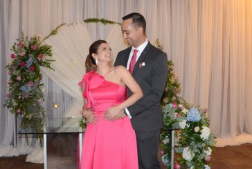 Elegante boda civil de Elisa Alejandra Siwady y Gustavo Antonio Suarez