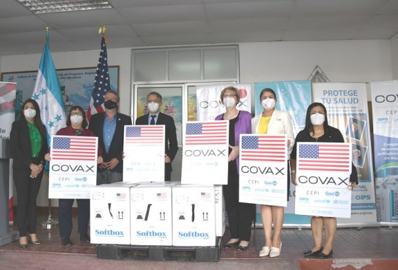 EEUU hace nueva donación de vacunas contra COVID-19 a Honduras