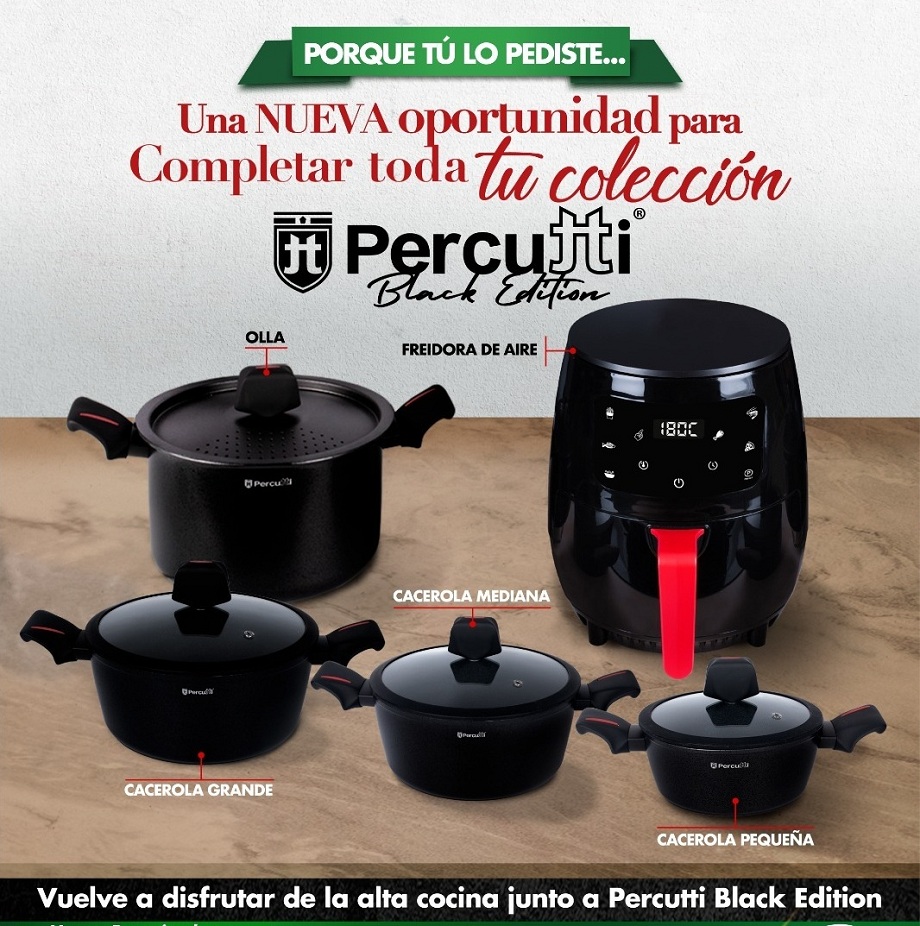 Regresa a Supermercados La Colonia la alta cocina junto a Percutti Black Edition