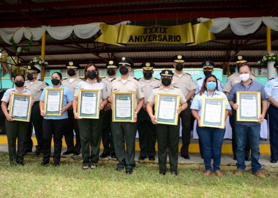 Liceo Militar de Honduras arribó a sus 39 años con solemnes actos conmemorativos 