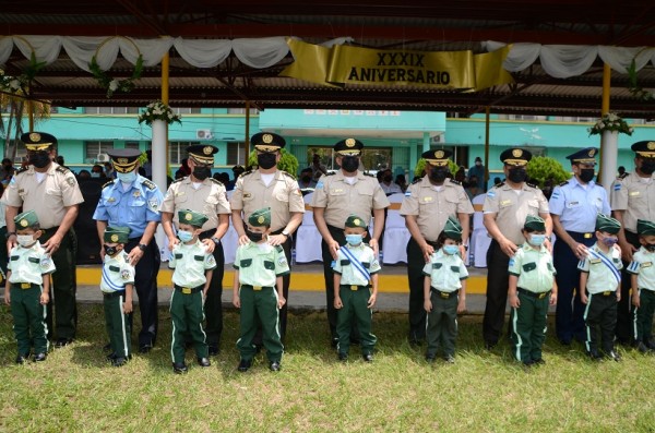 Liceo Militar de Honduras arribó a sus 39 años con solemnes actos conmemorativos 