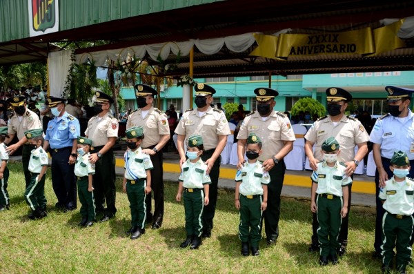 Liceo Militar de Honduras arribó a sus 39 años con solemnes actos conmemorativos 