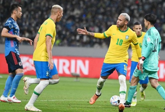 Con un penal Neymar da a Brasil un apretado triunfo sobre Japón