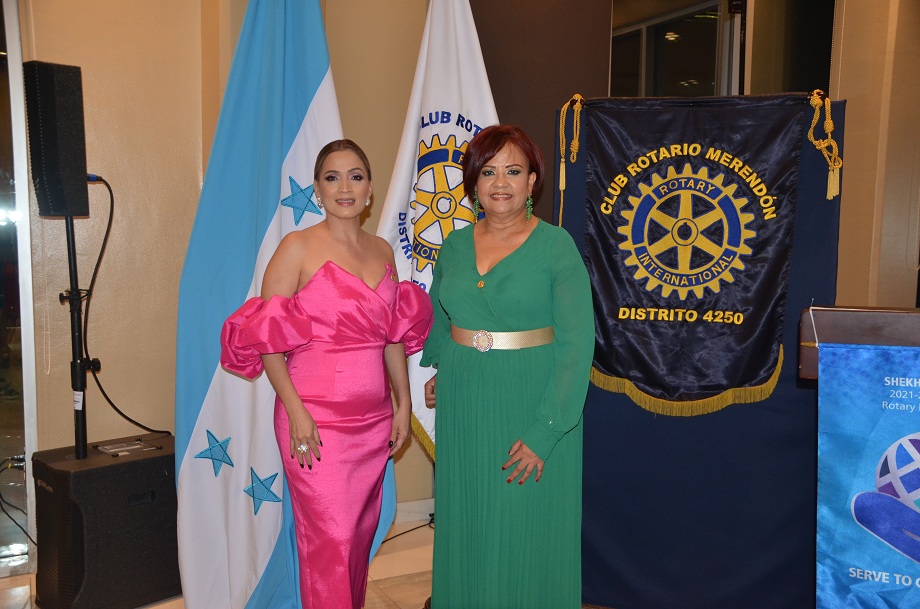 Verena Cálix asume la presidencia del Club Rotario Merendón para el periodo 2022-2023