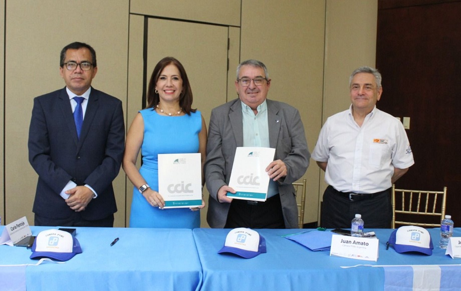 Firman convenio CCIC y Cámara PYME de Argentina para promover el intercambio comercial