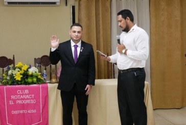 Brayan Ochoa es el nuevo presidente del Club Rotaract El Progreso