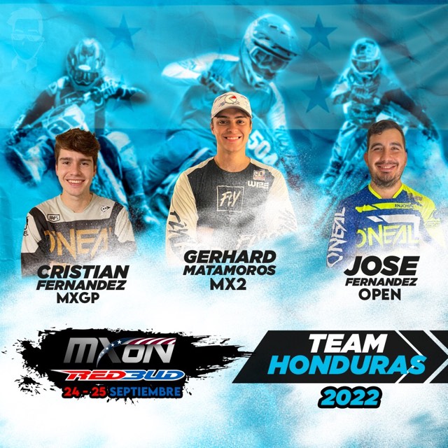 Tres pilotos hondureños compiten en el mundial de motocross de naciones en Buchanan, Michigan