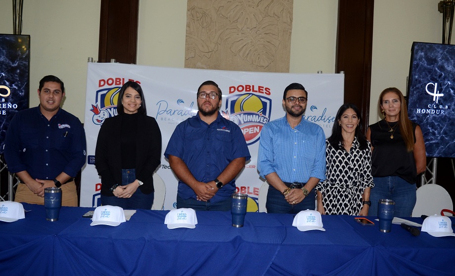 Anuncian inicio del Torneo de Tenis Yummies Open Dobles en San Pedro Sula