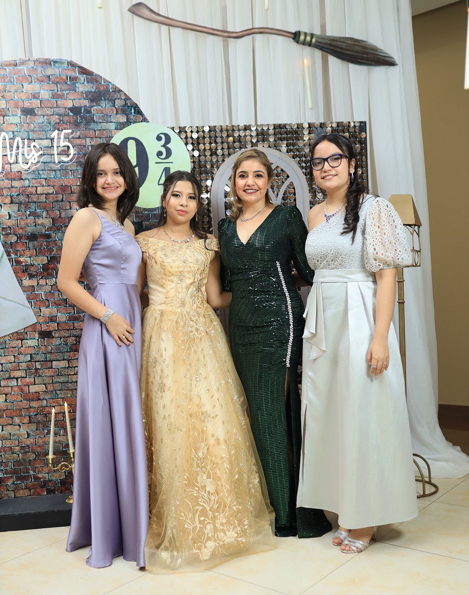 Laura Gutiérrez festejó a lo grande sus XV años inspirados en la película de Harry Potter 