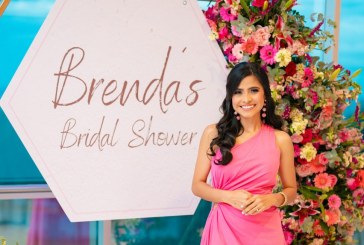Un hermoso jardín primaveral en el Bridal Shower de Brenda Palada