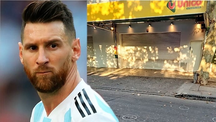 Messi recibe amenazas en su ciudad natal tras balear un supermercado de la familia de su esposas Antonela