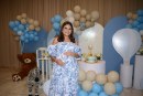 Globos aerostáticos y animalitos en el baby shower dedicado a Elena Flores-Gómez de Zelaya