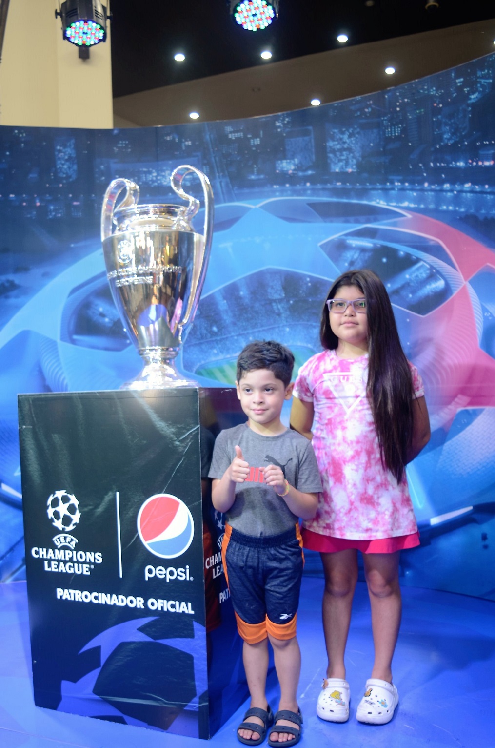 Plaza Pedregal albergó este martes la Copa Champions League en su vista a San Pedro Sula