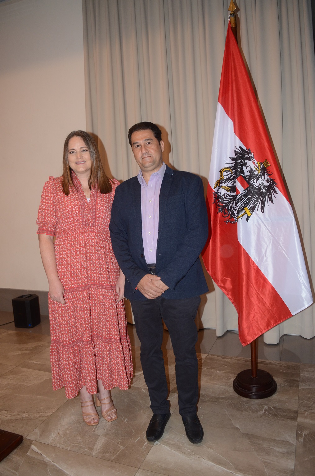 Austria fue anfitrión en reunión mensual del Cuerpo Consular Sampedrano 