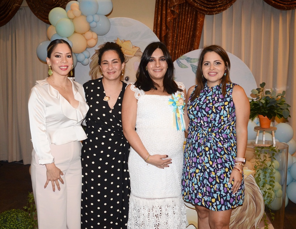 María Fernanda de Aguilar en la feliz espera de su primogénito