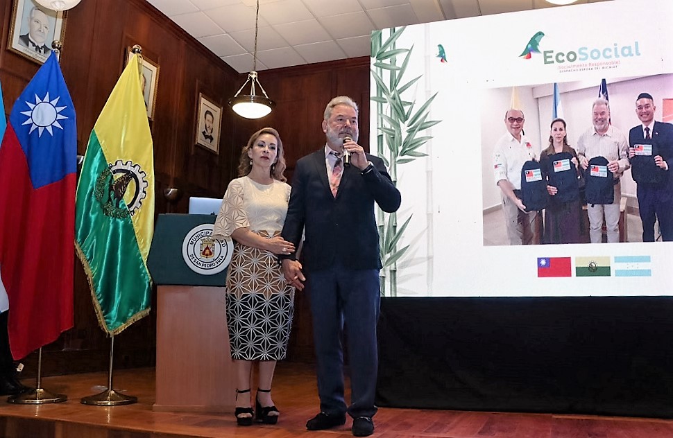 Alcaldía sampedrana ofrece homenaje de agradecimiento al Cuerpo Consular de la República de China (Taiwán)