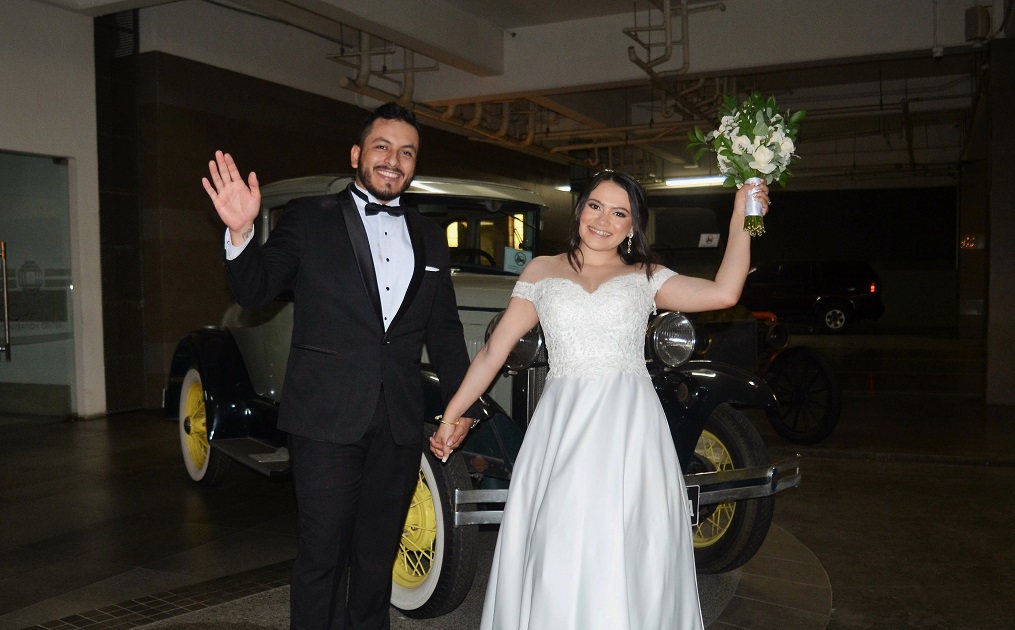 Erika Tatiana y Jorge Flavio se dieron el “si acepto” en una boda íntima y llena de encanto