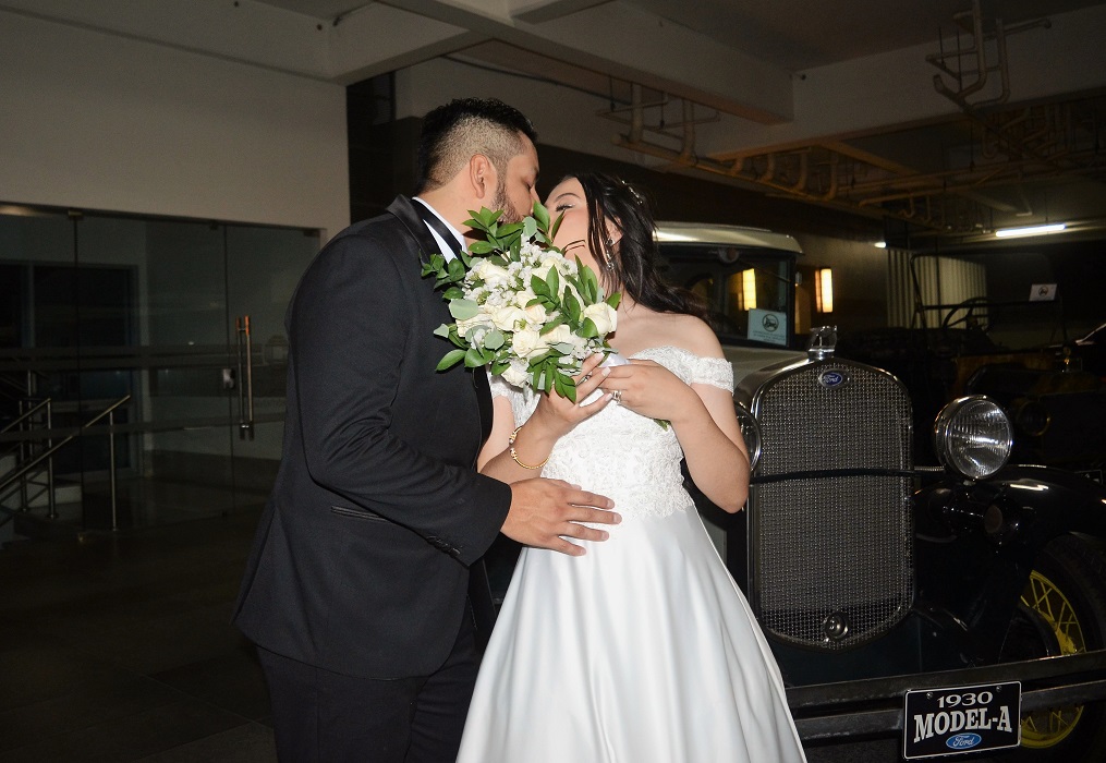 Erika Tatiana y Jorge Flavio se dieron el “si acepto” en una boda íntima y llena de encanto