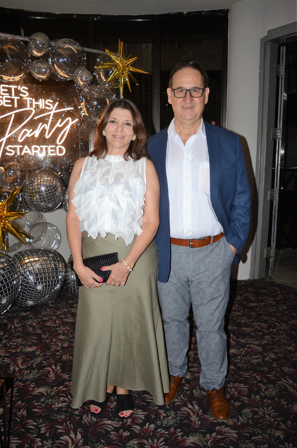 Una noche de Disco Party en el cumpleaños de Karen de Brito