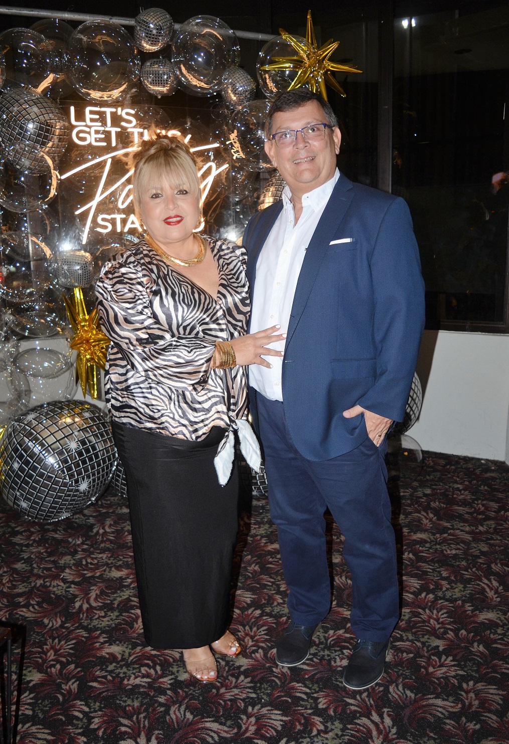Una noche de Disco Party en el cumpleaños de Karen de Brito