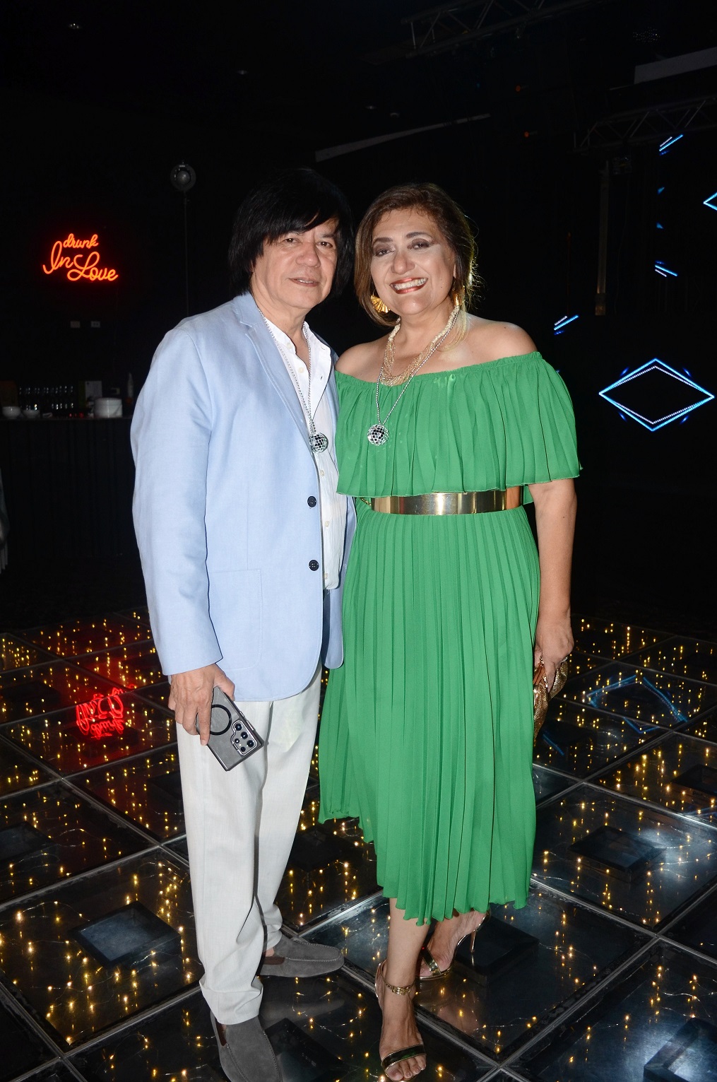 Una noche de Disco Party en el cumpleaños de Karen de Brito