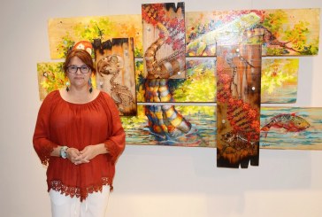 Mayra Casiano inaugura exposición pictórica “Tesoros de mi tierra… un viaje artístico”