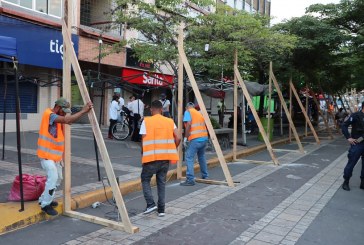 Cierre Parque Central de San Pedro Sula por remodelación