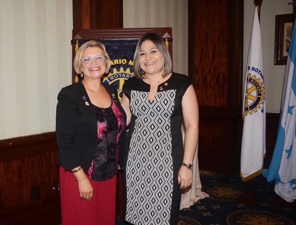 Club Rotario Merendón ofrece cena en honor a Carolina Corzo, Gobernadora rotaria del Distrito 4250 