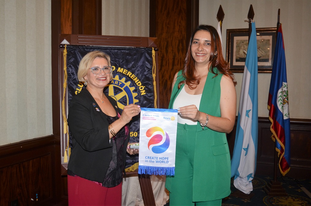 Club Rotario Merendón ofrece cena en honor a Carolina Corzo, Gobernadora rotaria del Distrito 4250 