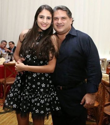 Bacilio Fuschich con su preciosa hija