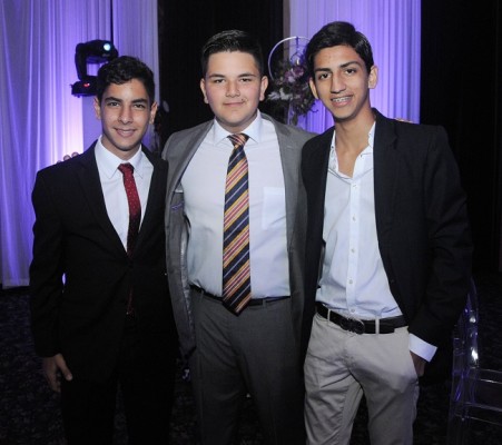 Rodrigo Monterroso,Franklin Ramos y Sebastian Nassar.