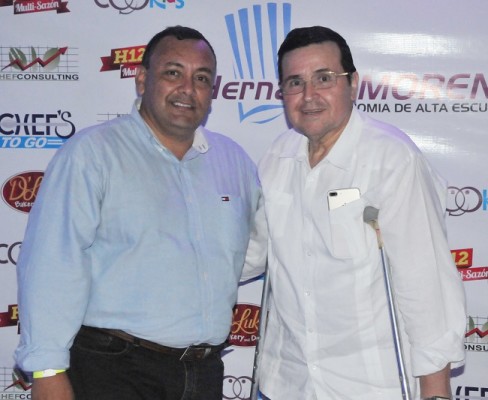 Victor Amaya y el Chef Hernando Moreno.