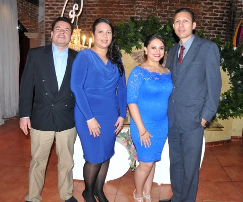 Elvis Brisso, Yahaira Sibaja, Carolina Reyes y Juan Sibaja