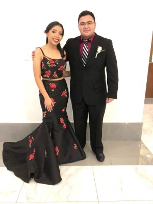 Allison Barahona y Mauricio Ortega