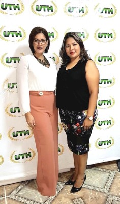 Belkis Crivelli RRPP Municipalidad de Choloma y Ruth Arita RRPP UTH