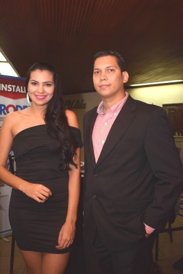 Clara Aguilar y Edwin Tejeda.