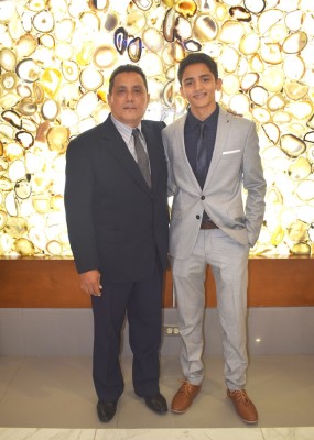 Eduardo Rivera y su hijo, Luis Felipe Rivera