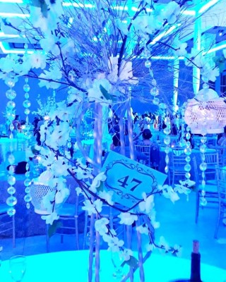 Detalles de la hermosa decoración temática en la Winter Prom Party 2017 de la Saint Peter´s Academy...un completo acierto a cargo de la bellísima Meivy Castañeda de Romero