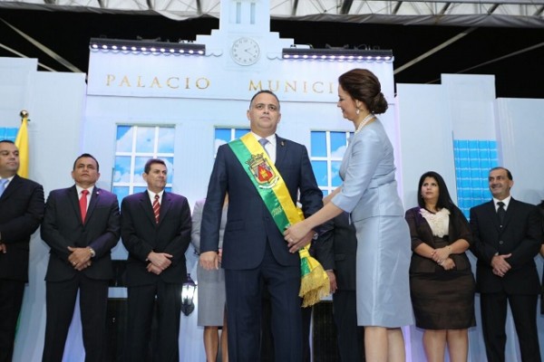 Armando Calidonio presenta de nuevo su promesa de ley como alcalde de los sampedranos