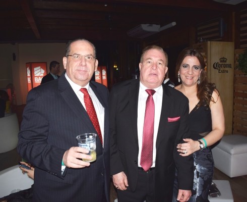 Jorge Alejandro Faraj, Afif y Jacqueline Dieck.