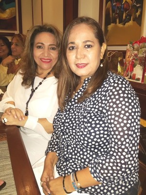 Maribel Arriaza y Dina Bulnes