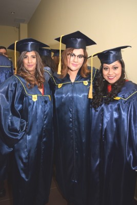 Marsella Azucena, Alise Barrera y Indira Pineda.