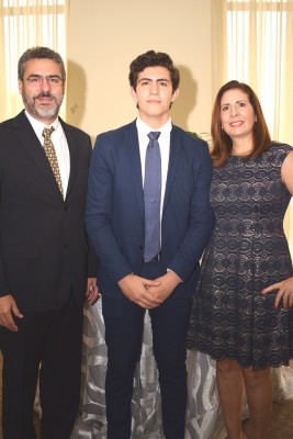Gian, Gian Jr. y Giselle Membreño