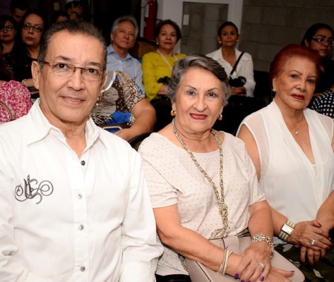 Hilda de Córdova, Kathie Sosa y Jorge Alberto Coto