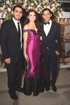 Jesús Siwady, Ingrid López y Juan Carlos López