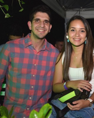 Jorge Chahín y Nicole Castro