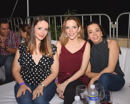 Natalia Vargas, Cristiana Lacayo y Sophia Castillo