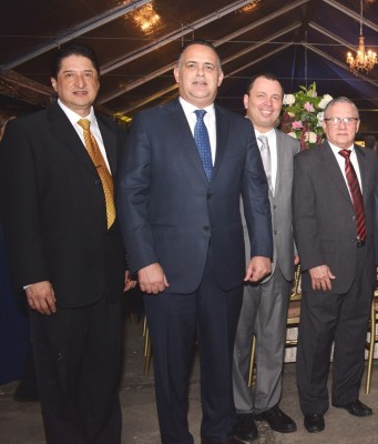 Nelson Chinchilla, Armando Calidonio, Reynaldo Ekónomo y Oscar Galeano