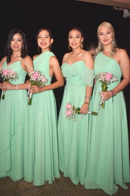 Pamela Bautista, Hazel Blanco, Flor Rivera y Evelin Romero.