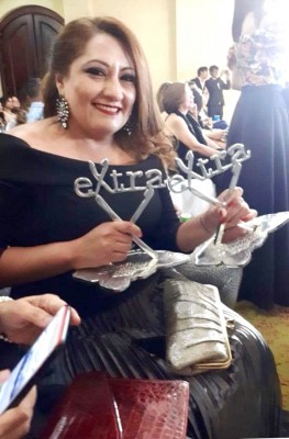 Merecidamente gana premio Extra la licenciada Sonia Mejía, la aplaudimos y le deseamos mas exitos